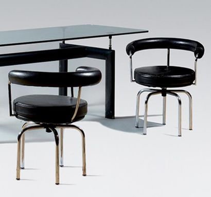 null CHARLOTTE PERRIAND (1903-1999) LE CORBUSIER (1887-1965) Edition Cassina, d’après...