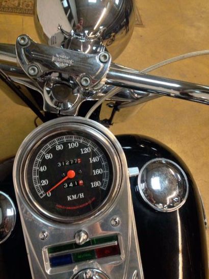 null Harley Davidson 1340 Softail en parfait état part toutes distances, cadre epoxier...