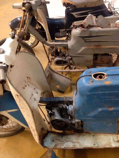 null Cyclo-scooter de marque belge à moteur Sach de 1963 type 3V 50cc numéro 82853...