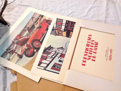  Livres divers plus collection Alfa Auto et poster complet