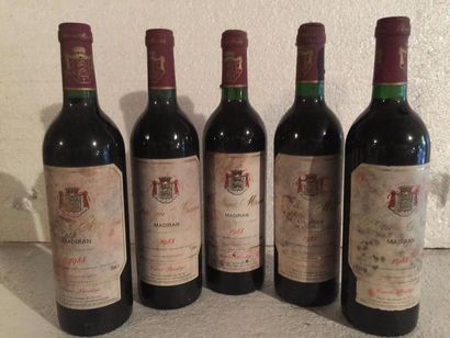 null 5 Blle Château MONTUS (Madiran) 1988 - Belles