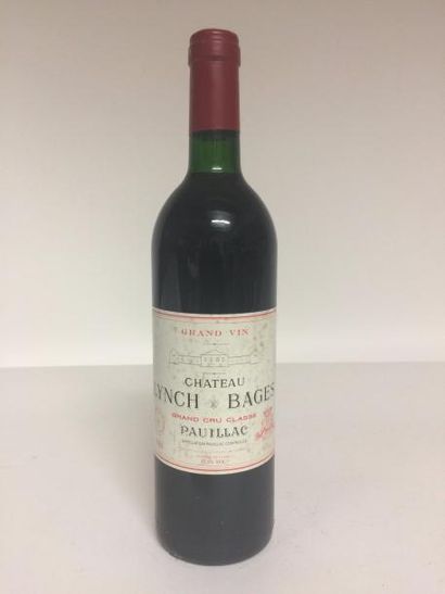 null 5 Blle Château LYNCH BAGES (Pauillac) 1986 - Très belles