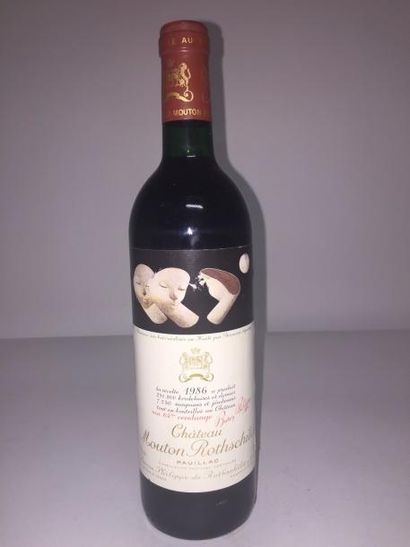 null 1 Blle Château MOUTON ROTHSCHILD (Pauillac) 1986 - Très belle