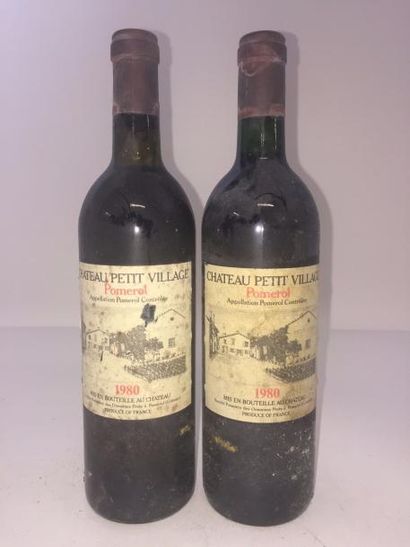 null 2 Blle Château PETIT VILLAGE (Pomerol) 1980 - 1BG/ES