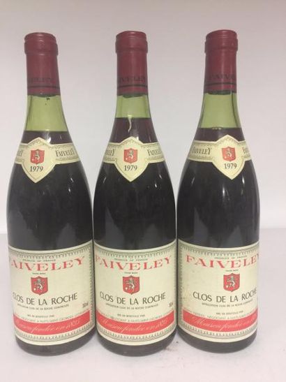 null 3 Blle CLOS DE LA ROCHE (Faiveley) 1979 - Superbes