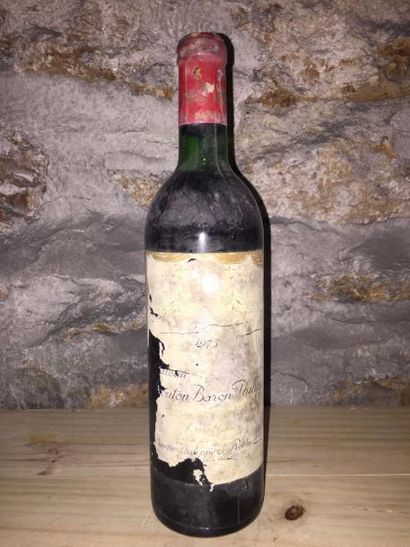 null 5 Blle Château MOUTON BARON PHILIPPE (Pauillac) 1973 - Bons niveaux/ETA