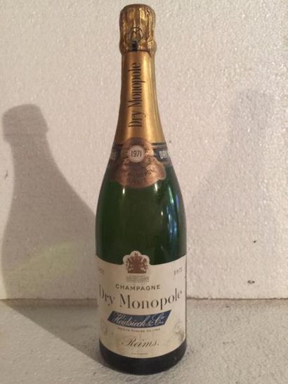null 1 Blle CHAMPAGNE HEIDSIECK DRY MONOPOLE 1971 - Belle