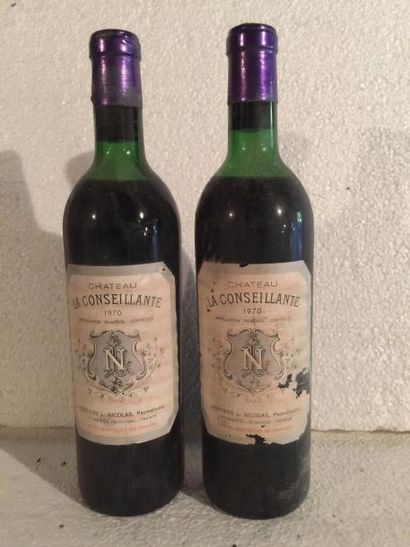 null 2 Blle Château LA CONSEILLANTE (Pomerol) 1970 - Epaule