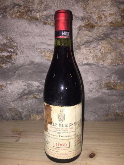 null 1 Blle CHAMBOLLE MUSIGNY VIGNES DU CHÂTEAU (Grivelet) 1969 - Blle