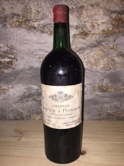 null 1 Mag Château LATOUR POMEROL mise Bordas (Pomerol) 1959 - Beau/CLA