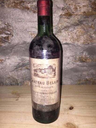 null 1 Blle Château BELAIR (St Emilion GCC1) 1942 - Belle