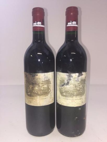 null 2 Blle Château LAFITE ROTHSCHILD (Pauillac) 1992 - Bons niveaux/EA 