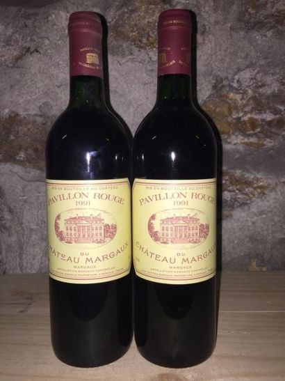 null 2 Blle PAVILLON ROUGE DE CHÂTEAU MARGAUX (Margaux) 1991 - Très belles