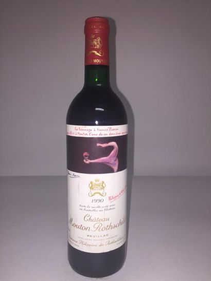 null 1 Blle Château MOUTON ROTHSCHILD (Pauillac) 1990 - Très belle