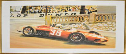 null Denis VISPE ( XXI -ème)

"Ferrari Dino 156 F1, Monaco 1961"

Estampe signée...