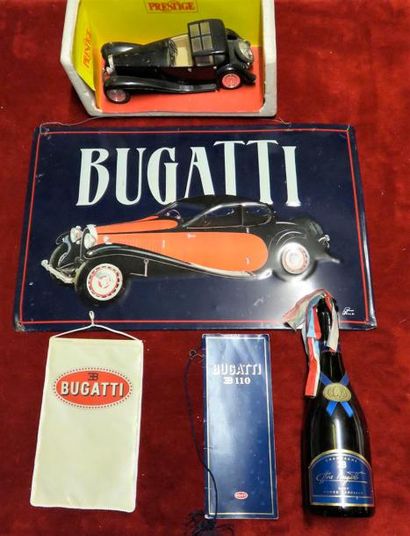 null "Souvenirs Bugatti"

Lot de souvenirs Bugatti. Comprend: une bouteille (vide)...