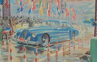 null Géo HAM (Georges Hamel, 1900-1972)

“Rallye Monte Carlo 1951, épreuve de démarrage-freinage,...