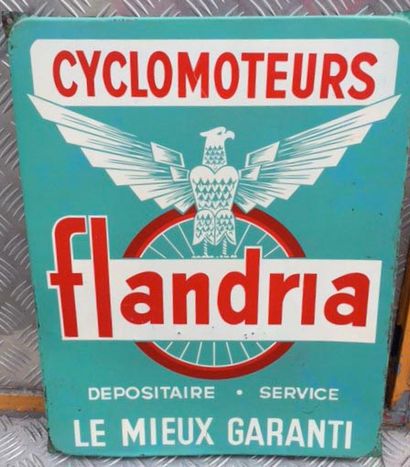 null "Cyclomoteur Flandria"

Tôle lithographiée rectangulaire, simple face "Cyclomoteurs...