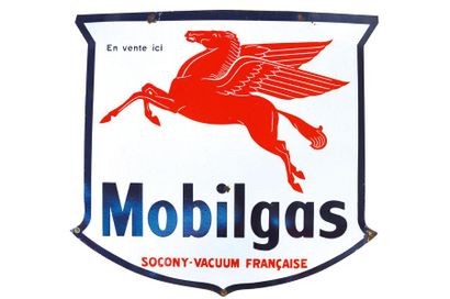 null " Plaque émaillée Mobilgas"

Plaque émaillée "Mobilgas, Socony Vacuum Française"...