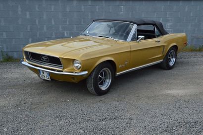 null 1968 FORD MUSTANG CABRIOLET 289 châssis n°8R03C153289 Attestaion FFVE, A immatriculer...