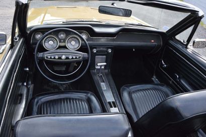 null 1968 FORD MUSTANG CABRIOLET 289 châssis n°8R03C153289 Attestaion FFVE, A immatriculer...