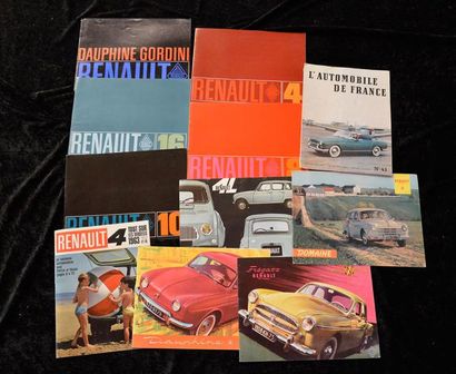 null "Catalogues Renault de 1945 à 1970"

 De 1945 à 1955: 3 Dépliants, 6 volets-...