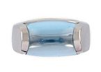 null BULGARI BAGUE en or gris, modèle "Tronchetto" en or gris retenant un important...