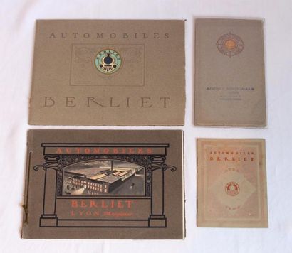 null "Catalogues Berliet 1906, 1909 et 1910"

1906: Catalogue, 30 pages, descriptif...