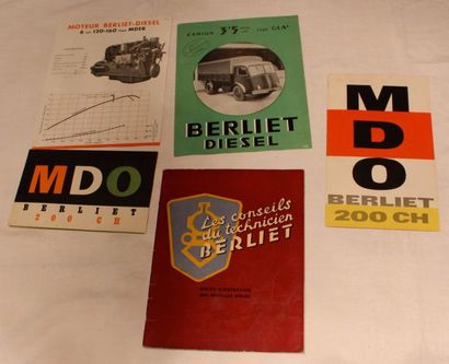 null "Catalogues Berliet, MDO, GLA, GLR, GLC, ...de 1949 à 1960"

Dépliant ""MDO...
