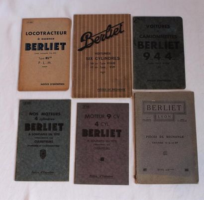 null "Notices d'entretien- Berliet"

1928: Catalogue pièces de rechange pour "Voitures...
