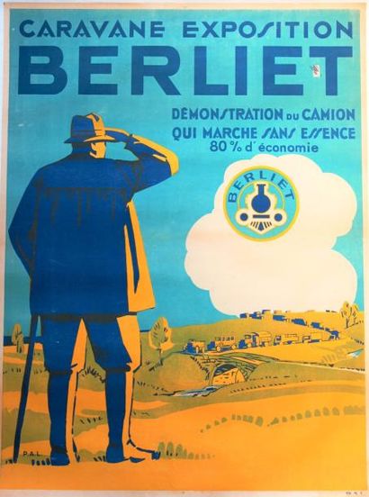 null P.A.L Jean de Paléologue dit (1860-1942)

«Caravane Exposition ? Berliet»

Affiche...