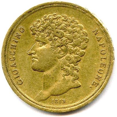 null ITAL IE - JOACHIM MURAT Royaume de Naples et Deux-Siciles (1808-1815) 40 Lire...