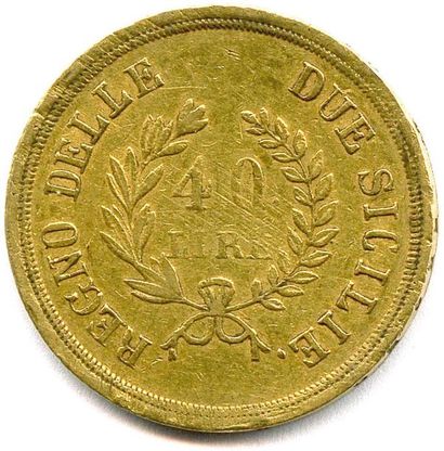 null ITAL IE - JOACHIM MURAT Royaume de Naples et Deux-Siciles (1808-1815) 40 Lire...