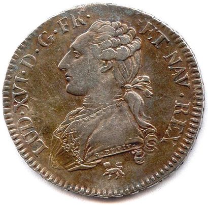 null LOUIS XVI (1774-1793) Demi-écu aux lauriers argent 1792 (dernière frappe royale)...
