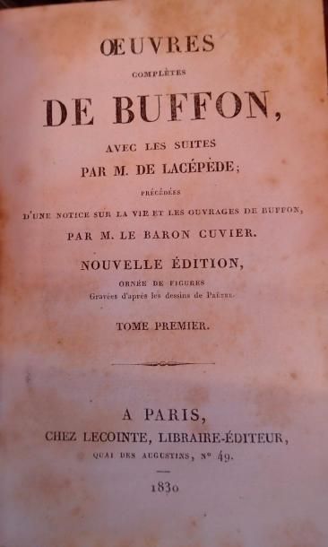 null 
BUFFON (Georges-Louis Leclerc, comte de) - LA CÉPÈDE (Étienne de).




OEuvres...
