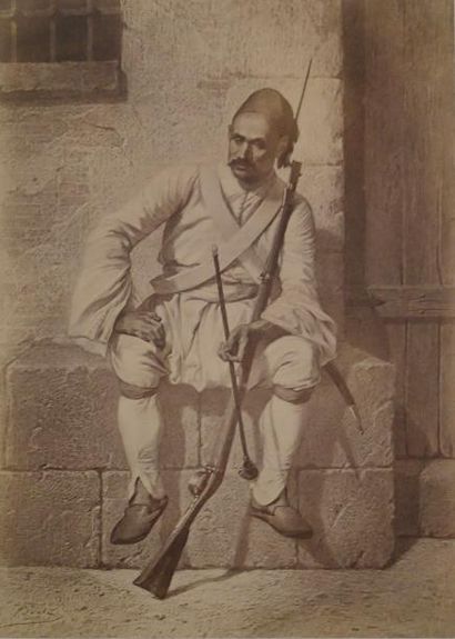 null Alexandre BIDA (1813-1895) Souvenirs de l'Egypte Album de 12 dessins de Bida...