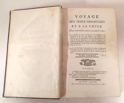 null SONNERAT (Pierre) VOYAGES AUX INDES ORIENTALES ET A LA CHINE. fait par ordre...