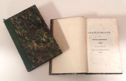 null CHATEAUBRIAND. Oeuvres complètes. Paris, Ladvocat. 31 vol in-8 Demi-reliures....