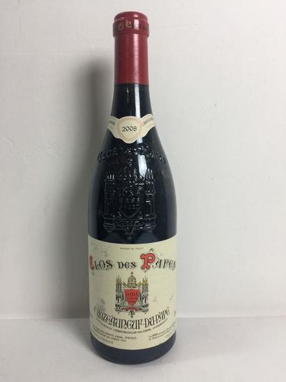 null 12 Blle CHATEAUNEUF DU PAPE CLOS DES PAPES (Paul Avril) 2008 - Superbes/CBO