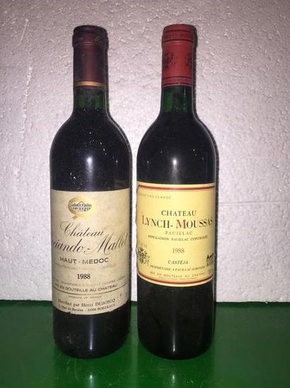 null 1 Blle Château LYNCH MOUSSAS (Pauillac)) 1988 - Très belle 1 Blle Château SOCIANDO...