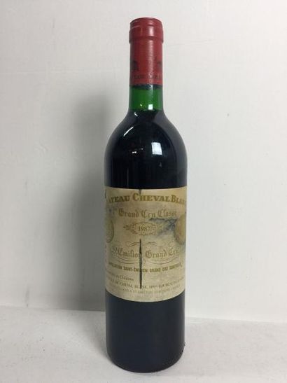 null 1 Blle Château CHEVAL BLANC (St Emilion 1er GCC) 1987 - Bon niveau/Etiquette...