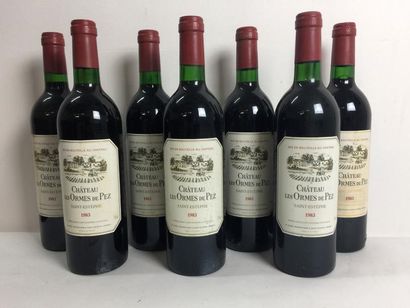 null 7 Blle Château LES ORMES DE PEZ (St Estèphe) 1983 - Belles