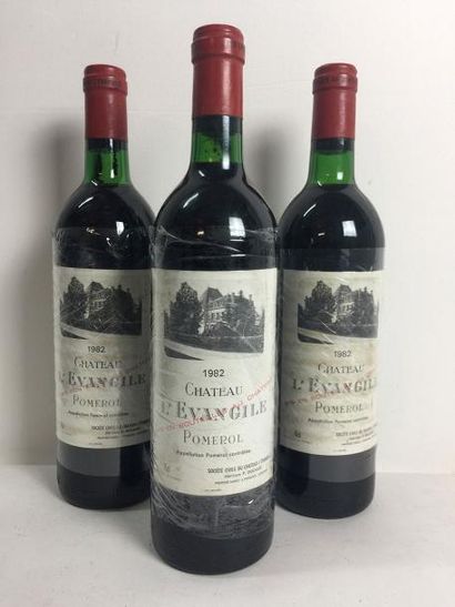 null 3 Blle Château EVANGILE (Pomerol) 1982 - Belles (2BG)