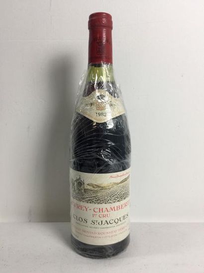 null 1 Blle GEVREY CHAMBERTIN CLOS ST JACQUES (Armand Rousseau) 1982 - Belle