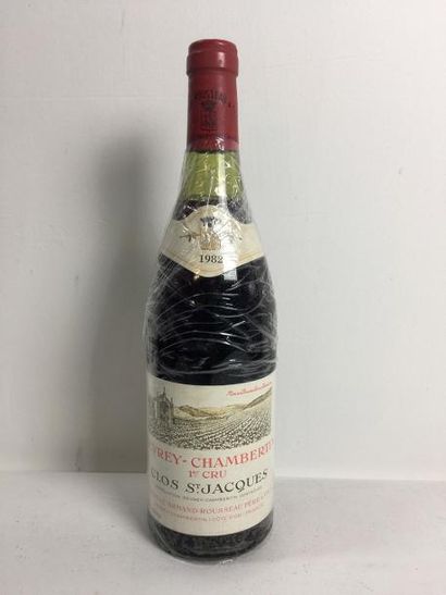 null 1 Blle GEVREY CHAMBERTIN CLOS ST JACQUES (Armand Rousseau) 1982 - Belle