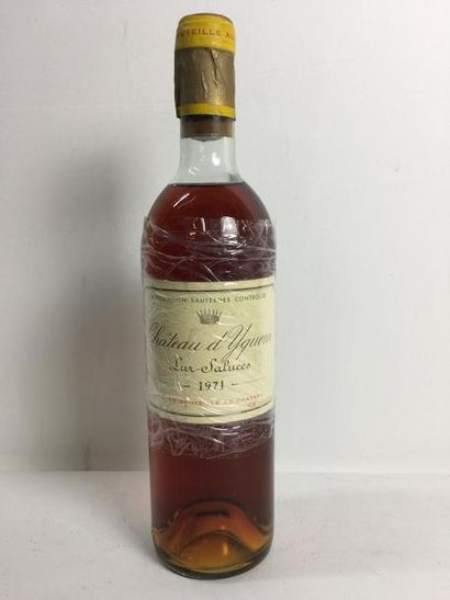 null 1 Blle Château YQUEM (Sauternes) 1971 - Belle/Début épaule