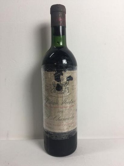 null 1 Blle Château MONTROSE (St Estèphe) 1961 - Bon niveau/EA