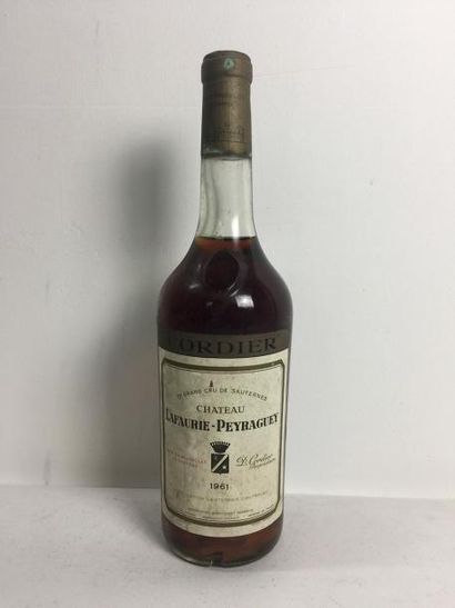 null 1 Blle Château LAFAURIE PEYRAGUEY (Sauternes) 1961 -Belle