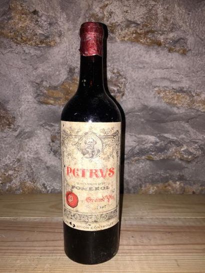 null 1 Blle Château PETRUS (Pomerol) mise Sanders 1947 - Belle