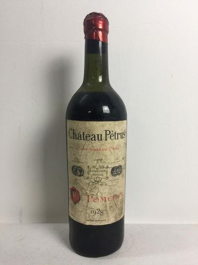 null 1 Blle Château PETRUS (Pomerol) NMDC 1928 - Belle/Mise Arnaud/début épaule